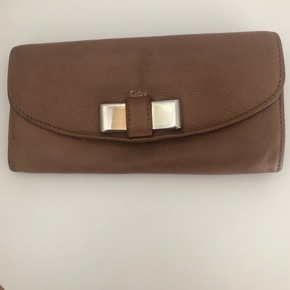 Chloe Handbags - Chloe Long Soft Leather Wallet GUC